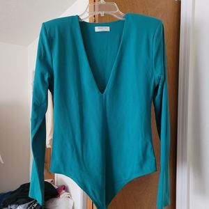 Babaton v neck contour bodysuit